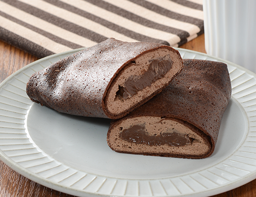 「盛りすぎ！くちどけショコラクレープ」(税込265円)