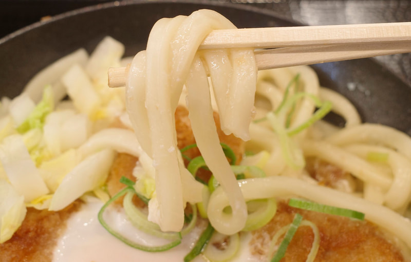 うどんはもう少し塩気が欲しい!