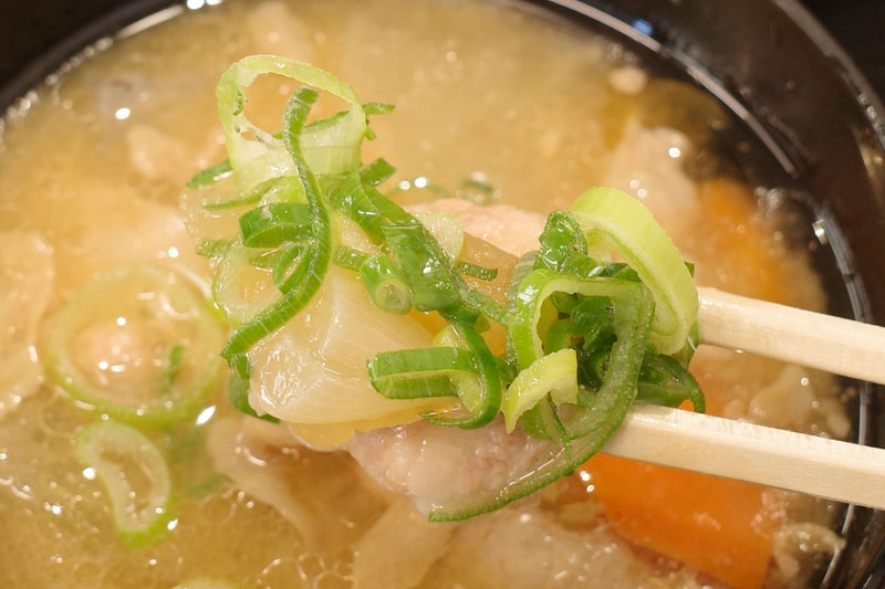 具だくさんな豚汁でFINISH!