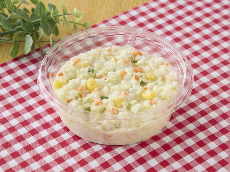 「乳酸菌入りコールスローサラダ」内容量50%増量 イメージ