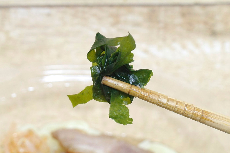 わかめは食感、香りともども強強!