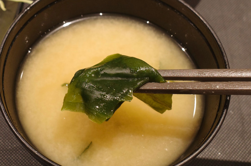 わかめ入りのみそ汁でFINISH！