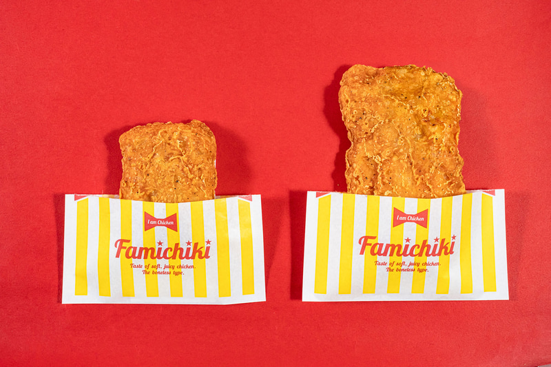 写真左：通常品、右：増量品