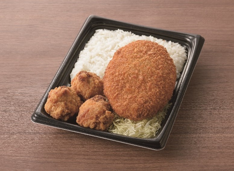 高岡大仏コロッケ＆から揚げ弁当(税込646円)