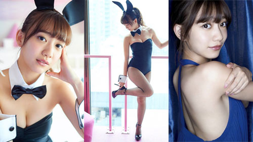 大胆セクシーバニーが美バストで魅せる! 元Cheeky Paradeのゆう