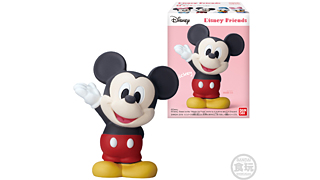 ミッキーやプーさんなど全8種類 ディズニーの人気キャラが全高約7cmのソフビフィギュアに 全部揃えたくなる食玩 Disney Friends 全8種発売 1個250円 ネタとぴ