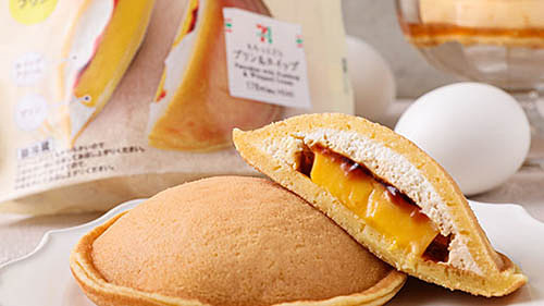 どら焼きの中にプリン セブン イレブンがボリューム感のある和洋折衷スイーツ もちっとどら プリン ホイップ を発売 ホイップクリームも包んで345kcal ネタとぴ